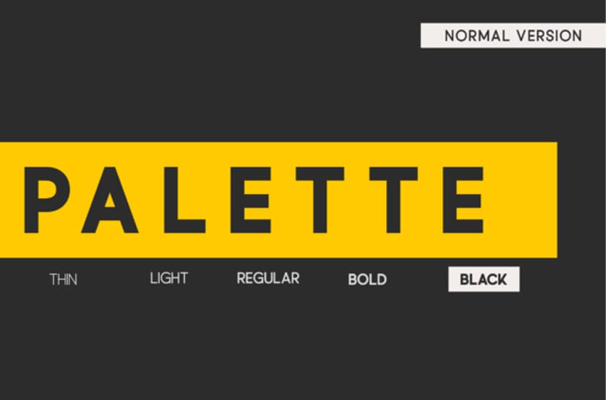 Palette Font