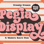 Pegia Display Font