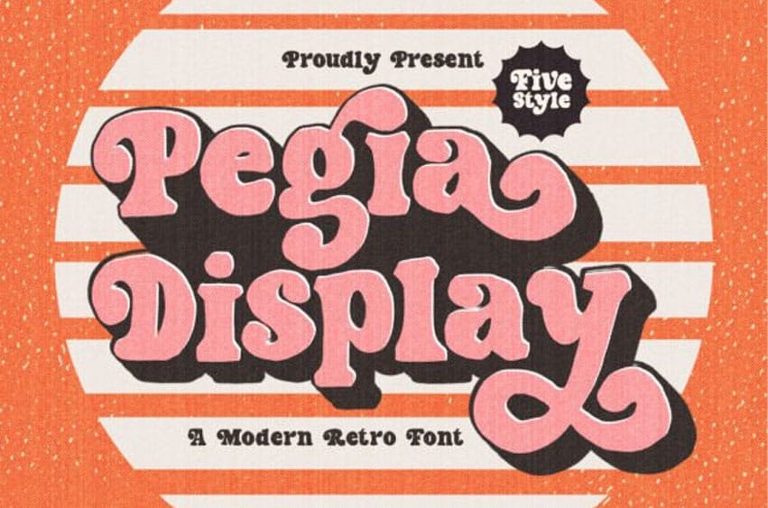Pegia Display Font