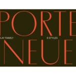 Porte Neue Font