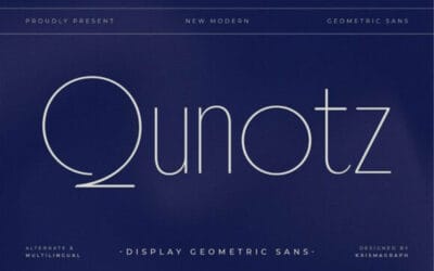 Qunotz Font