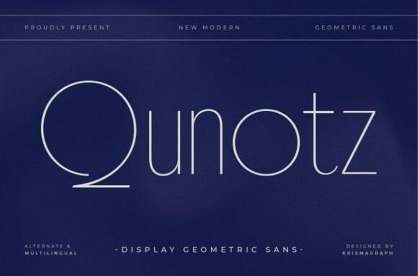 Qunotz Font