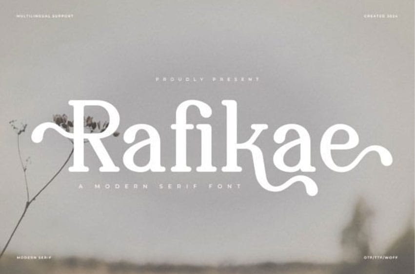 Rafikae Font
