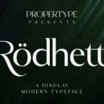 Rodhetty Font