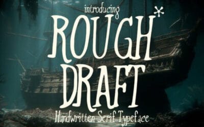 Rough Draft Font