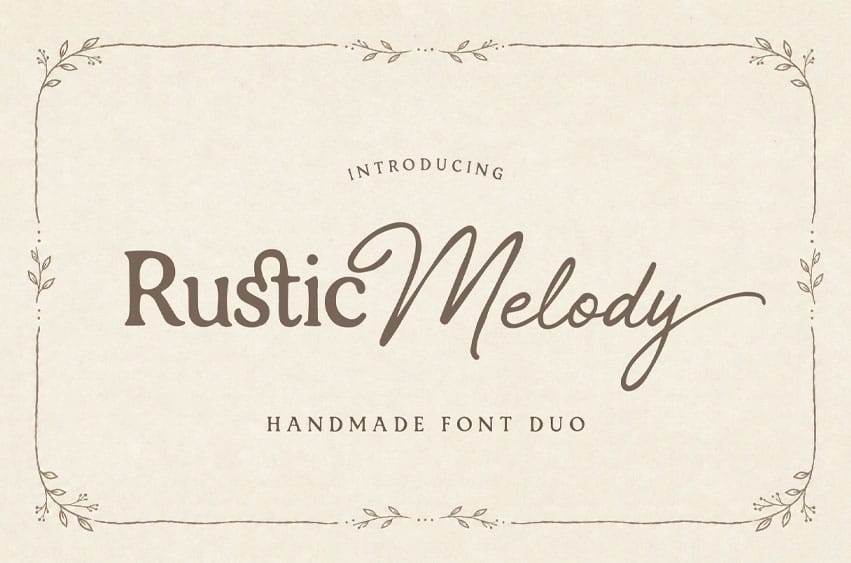 Rustic Melody Font