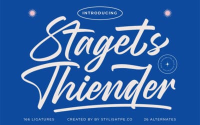 Stagets Thiender Font