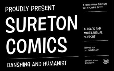 Sureton Comics Font