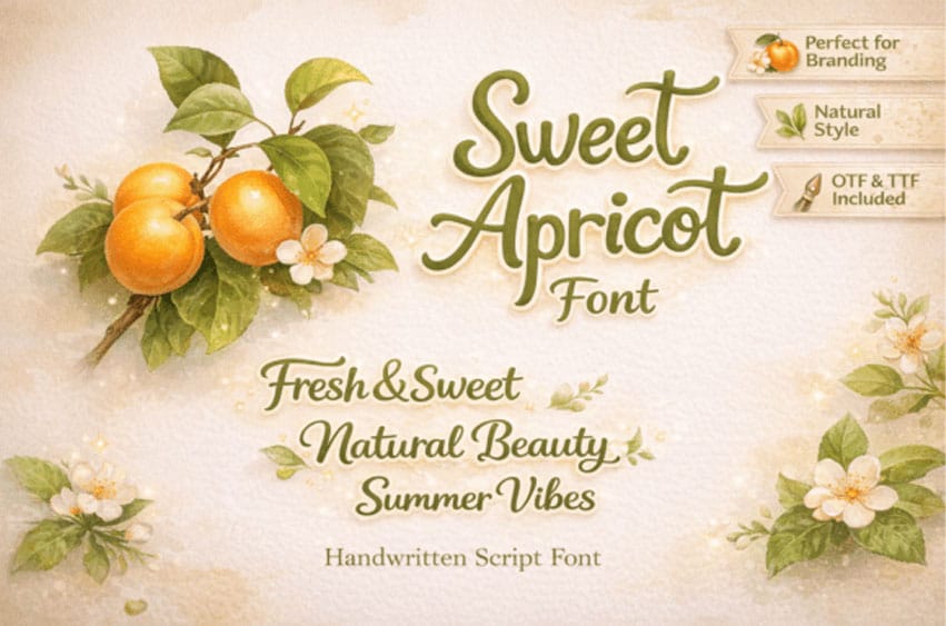Sweet Apricot Font