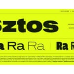 Sztos Font