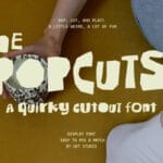 The Popcuts Font