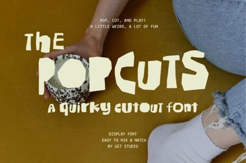 The Popcuts Font