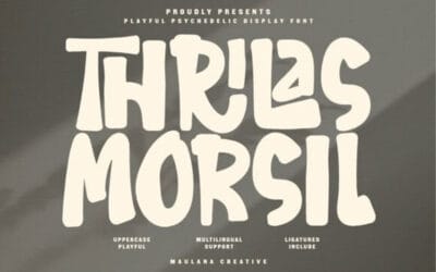 Thrilas Morsil Font