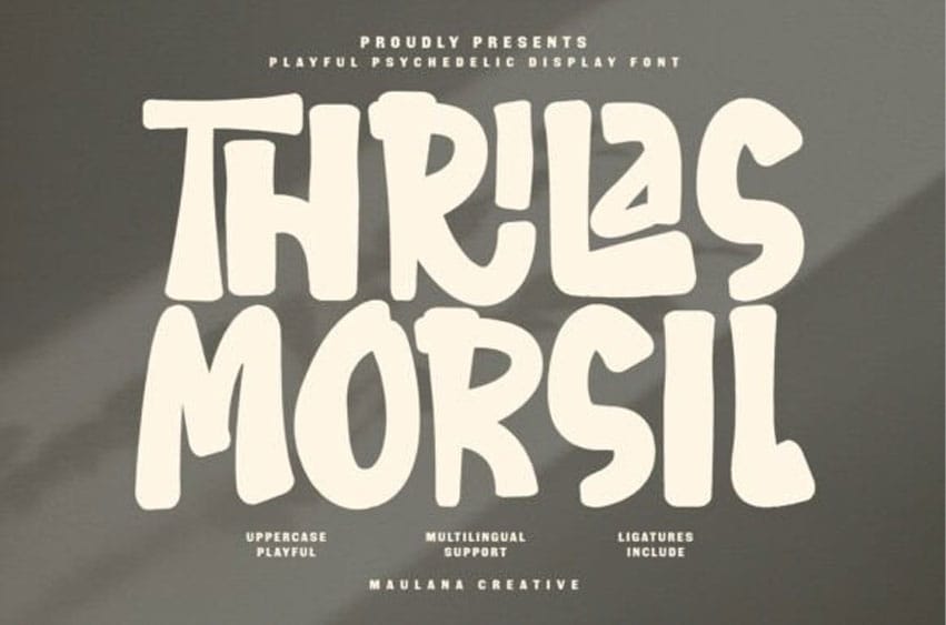 Thrilas Morsil Font