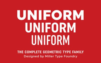 Uniform Font