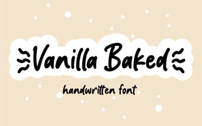 Vanilla Baked Font
