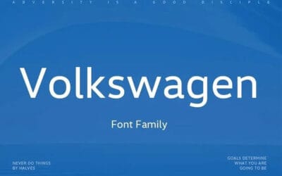 Volkswagen Font