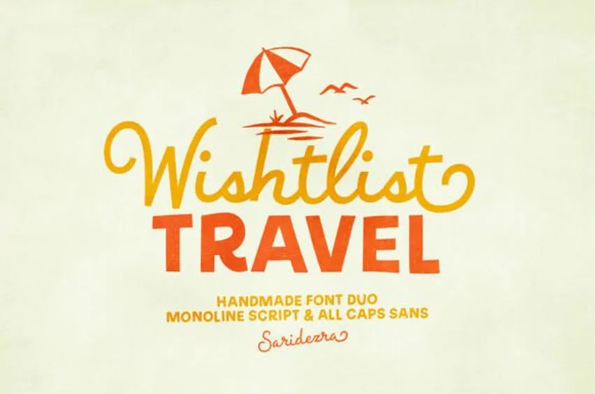 Wishlist Travel Font