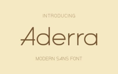Aderra Font