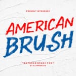 American Brush Font