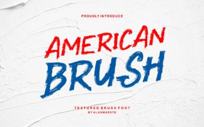 American Brush Font