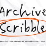 Archive Scribble Font