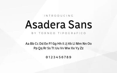 Asadera Sans Font