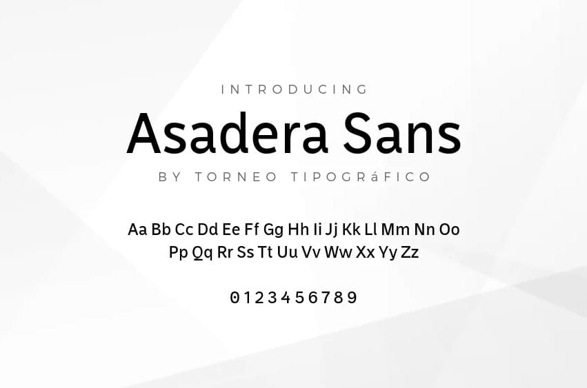 Asadera Sans Font