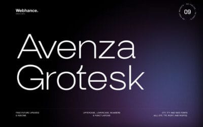 Avenza Grotesk Font