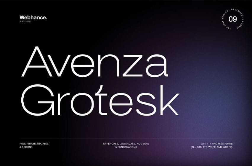 Avenza Grotesk Font