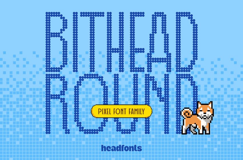 Bithead Round Font