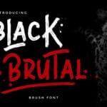 Black Brutal Font