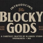 Blocky Gods Font
