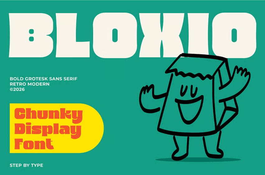 Bloxio Font