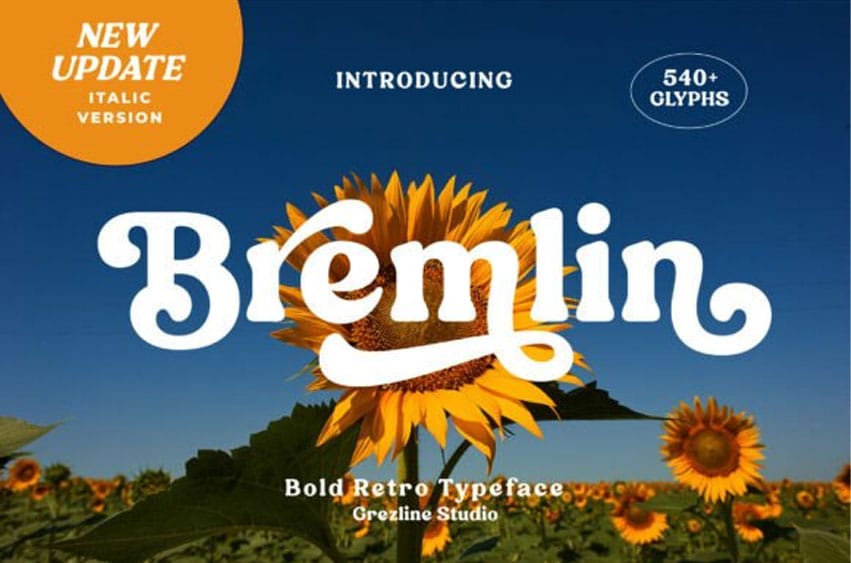 Bremlin Italic Font