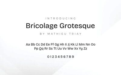 Bricolage Grotesque Font