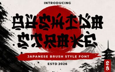 Bushido Stroke Font
