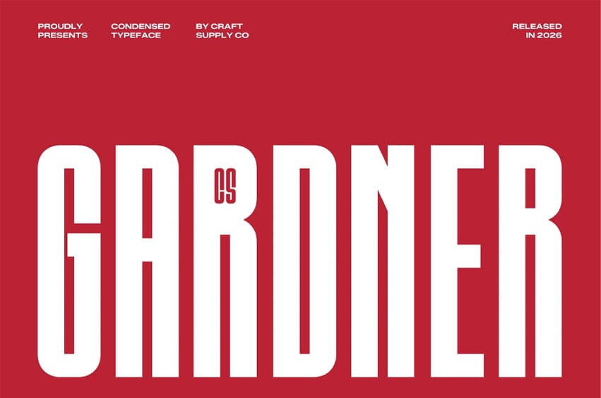 CS Gardner Font