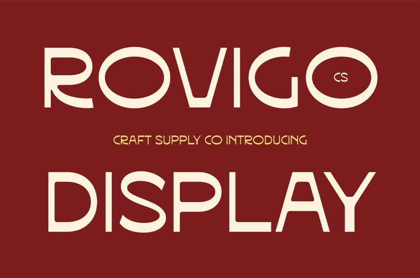 CS Rovigo Display Font