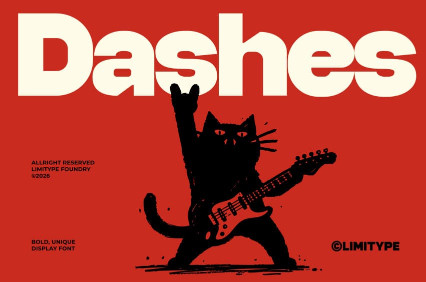 Dashes Font