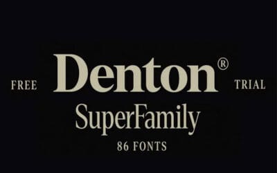 Denton Font