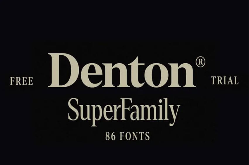 Denton Font