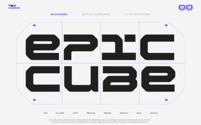 Epic Cube Font