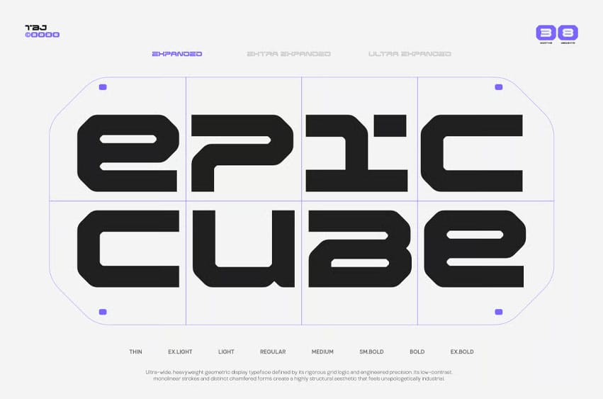 Epic Cube Font