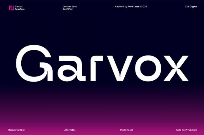 Garvox Font