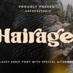 Hairage Font