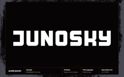 Junosky Font