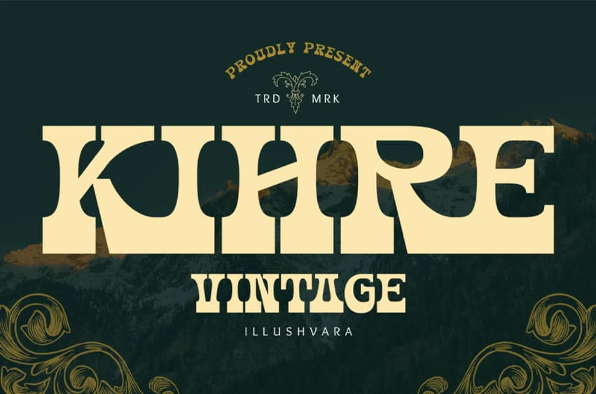 Kihre Vintage Font