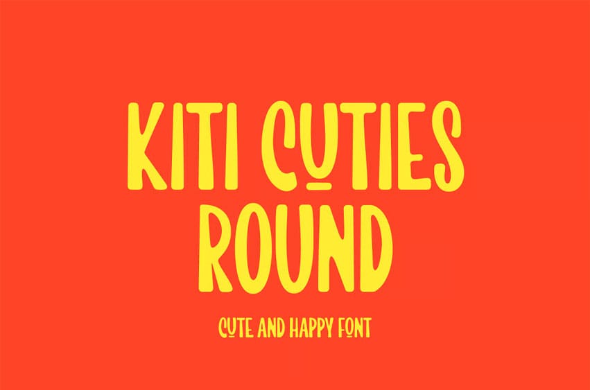 Kiti Cuties Round Font