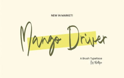 Mango Driver Font